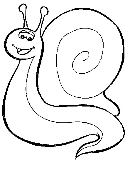 Snail coloring pages