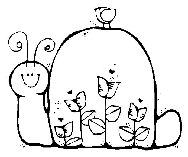 Snail coloring pages