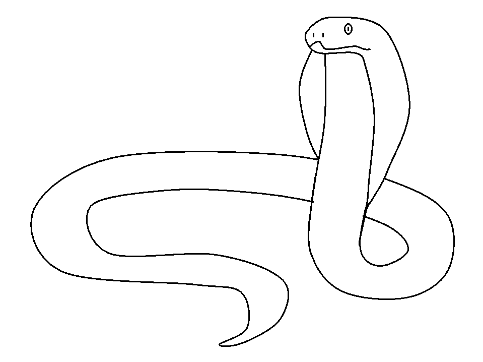 Snakes coloring pages