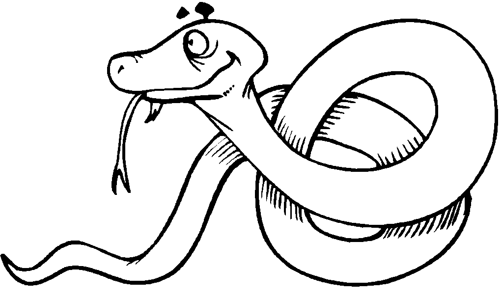 Snakes coloring pages