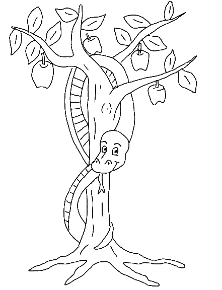 Snakes coloring pages