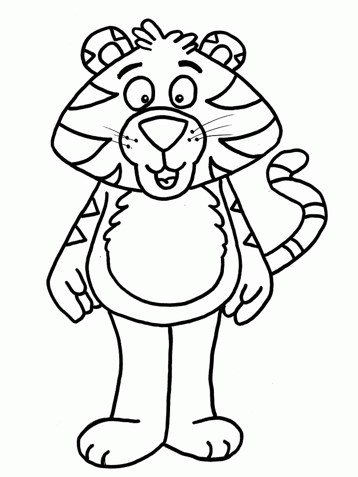 Tiger coloring pages