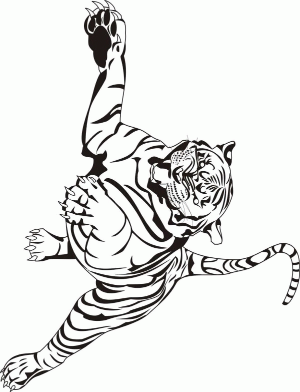 Tiger coloring pages