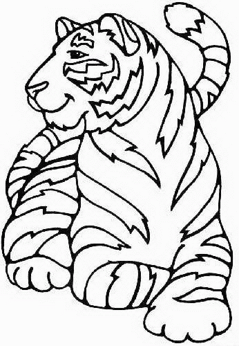 Tiger coloring pages