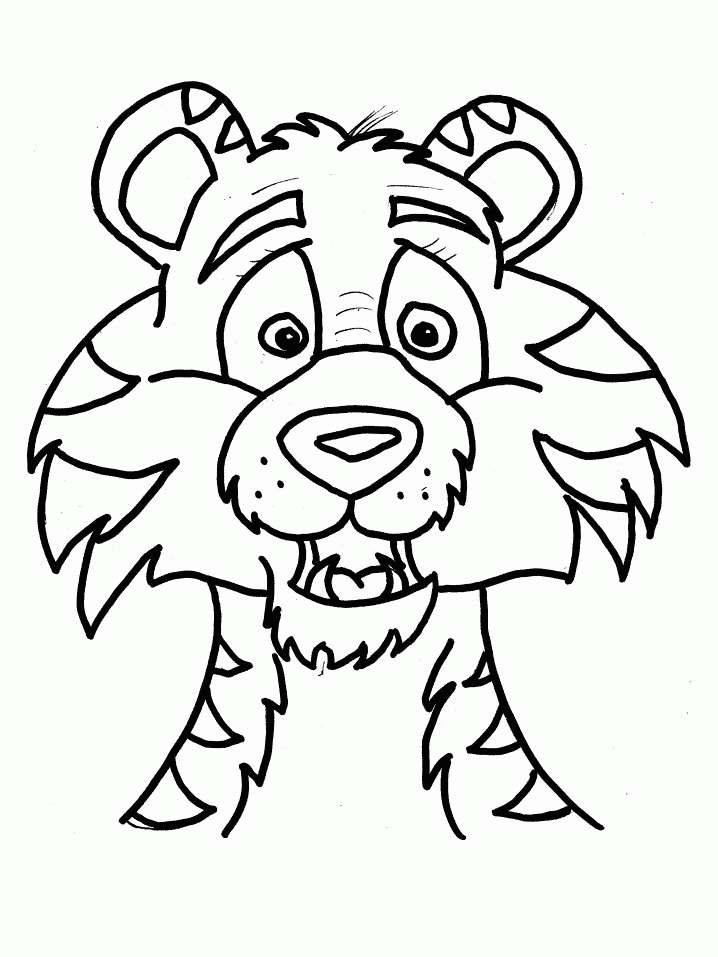 Tiger coloring pages