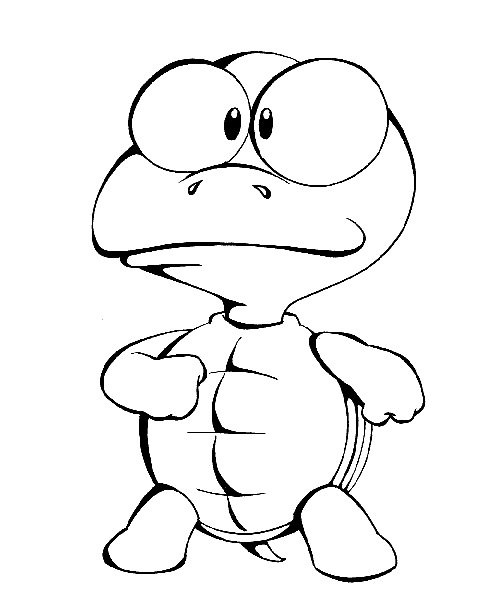 Tortoise coloring pages