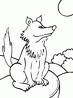 Wolves coloring pages