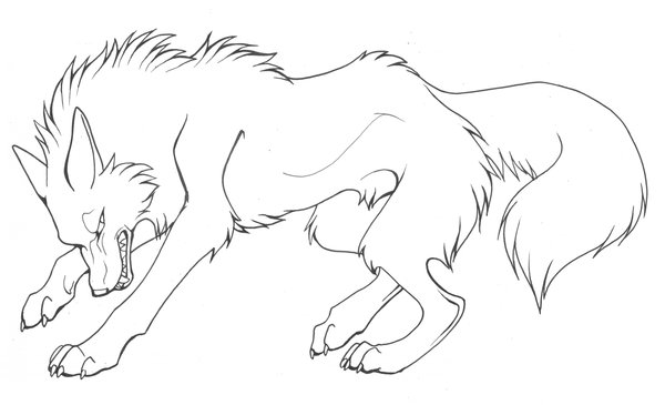 Wolves coloring pages