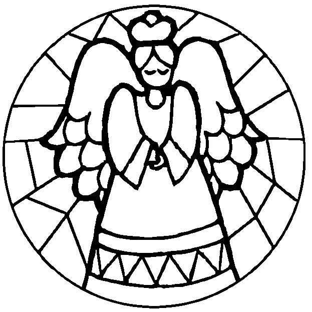 Christmas angel coloring pages