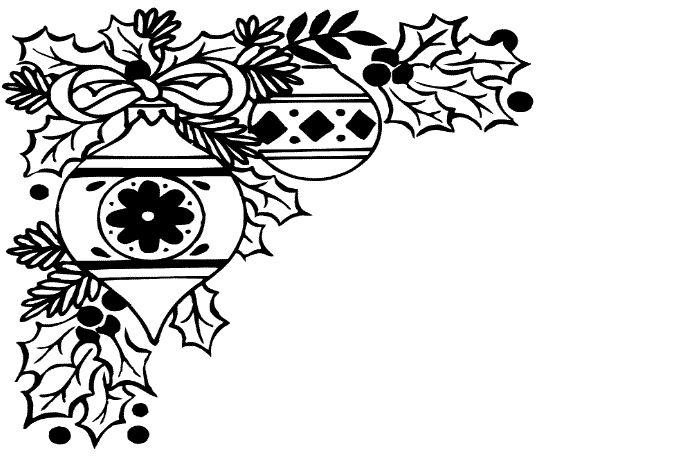 Christmas balls coloring pages