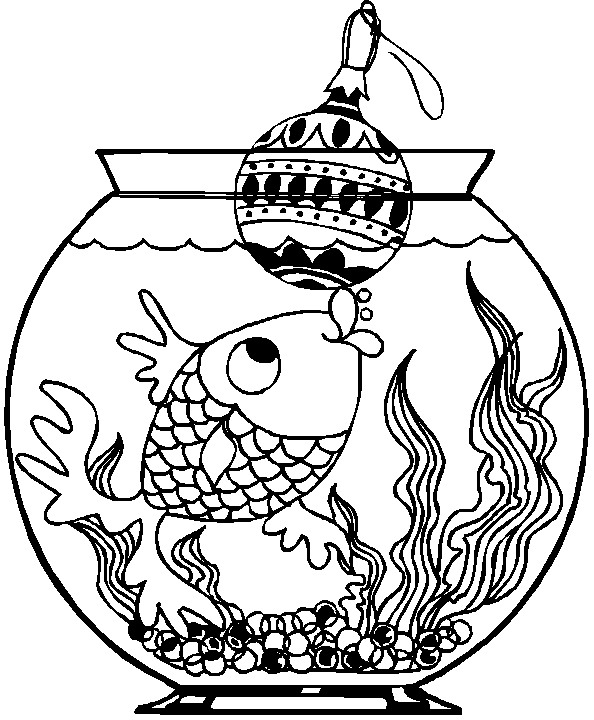 Christmas balls coloring pages