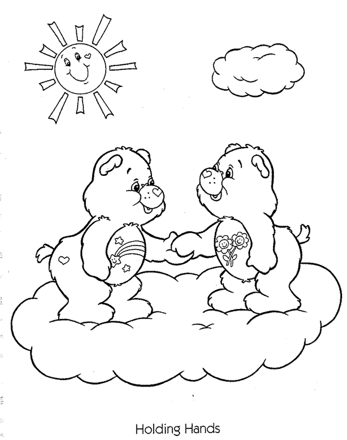 Christmas bear coloring pages