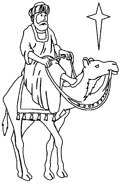 Christmas bible coloring pages