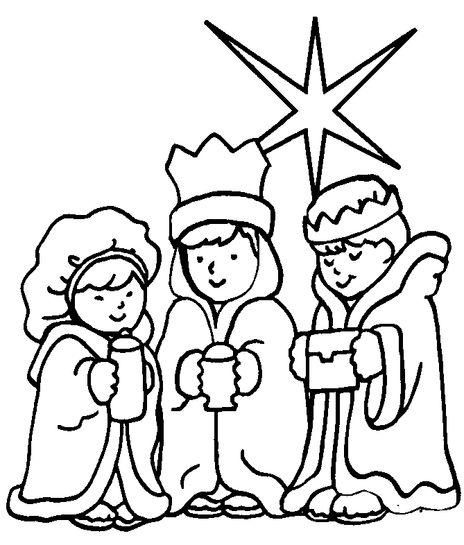 Christmas bible coloring pages