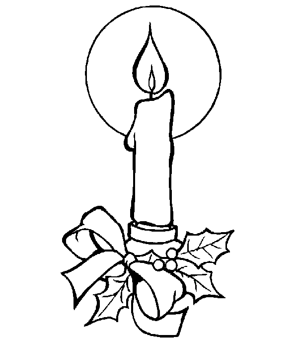 Christmas candle