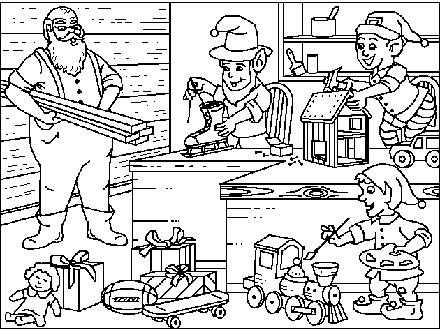 Christmas eleven coloring pages