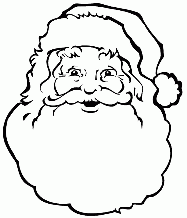 Christmas man coloring pages