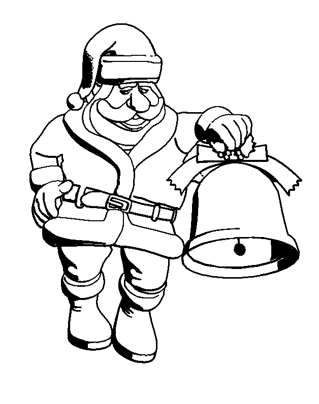 Christmas man coloring pages