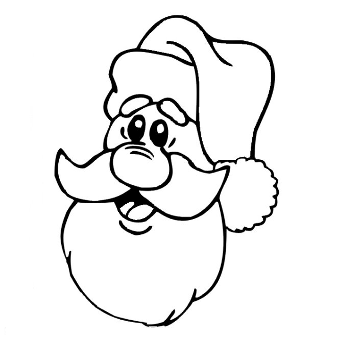 Christmas man coloring pages