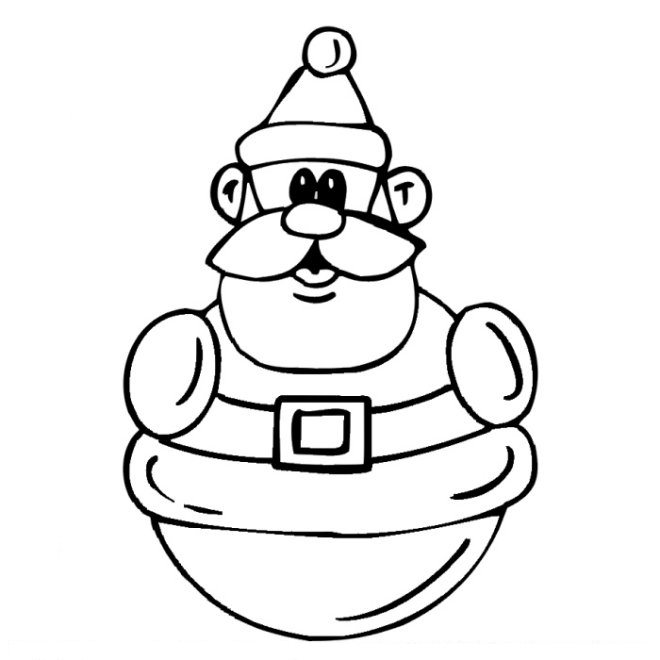 Christmas man coloring pages