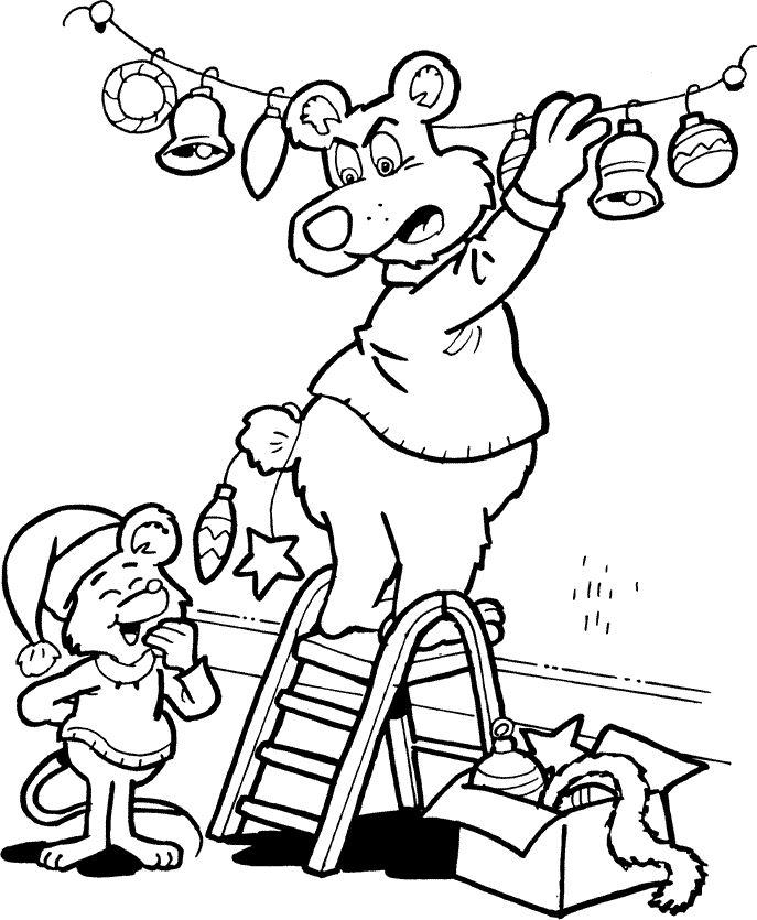 Christmas other coloring pages