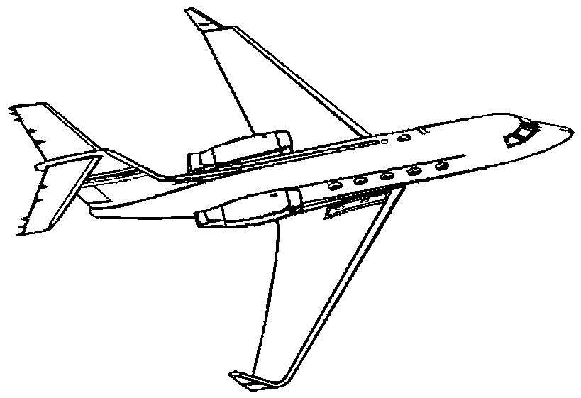 Airplane coloring pages