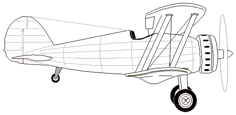 Airplane coloring pages