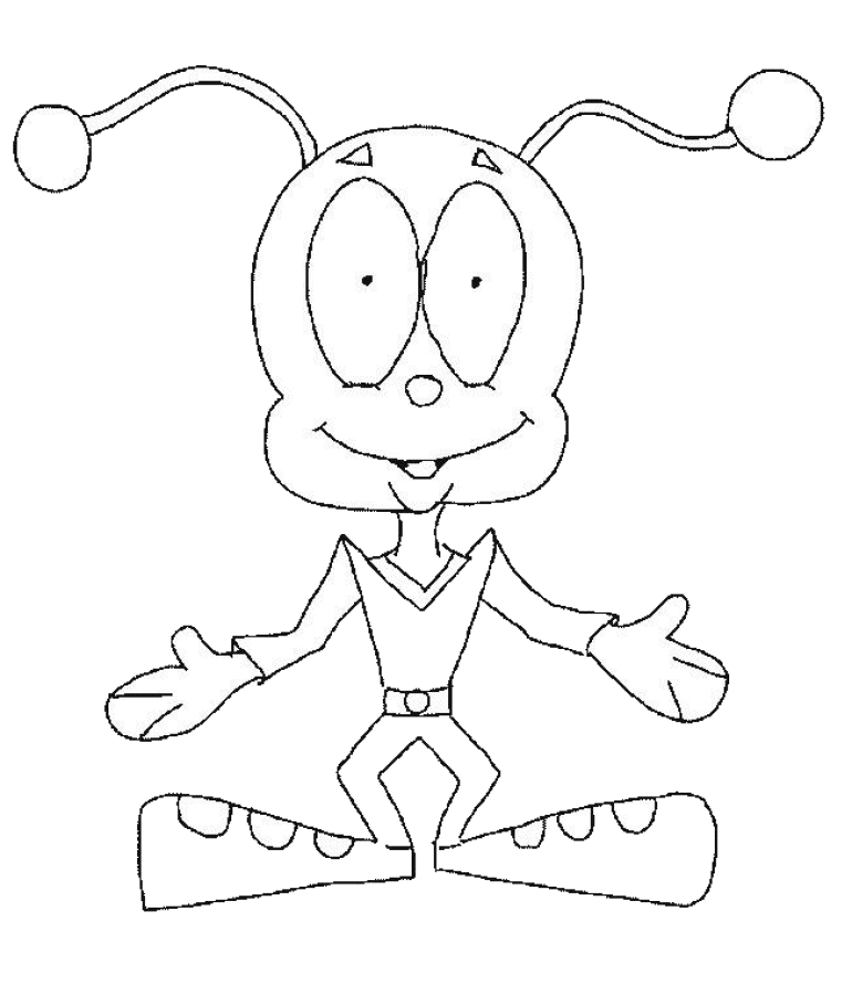 Alien coloring pages