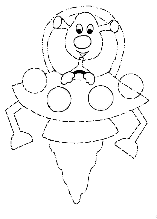 Alien coloring pages