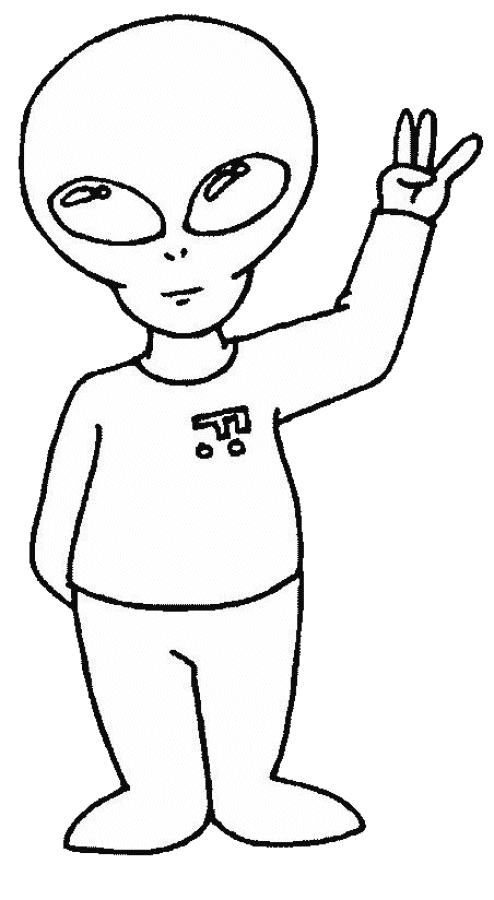 Alien coloring pages