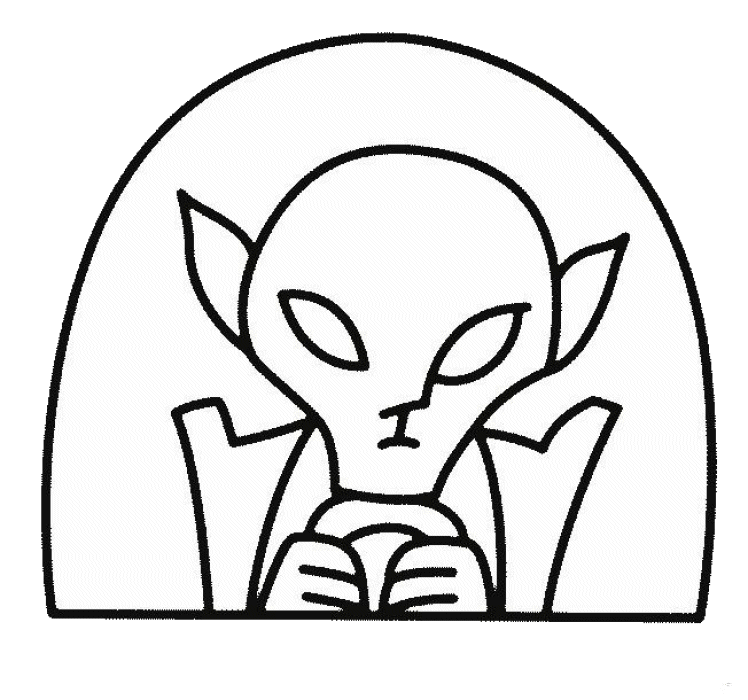 Alien coloring pages