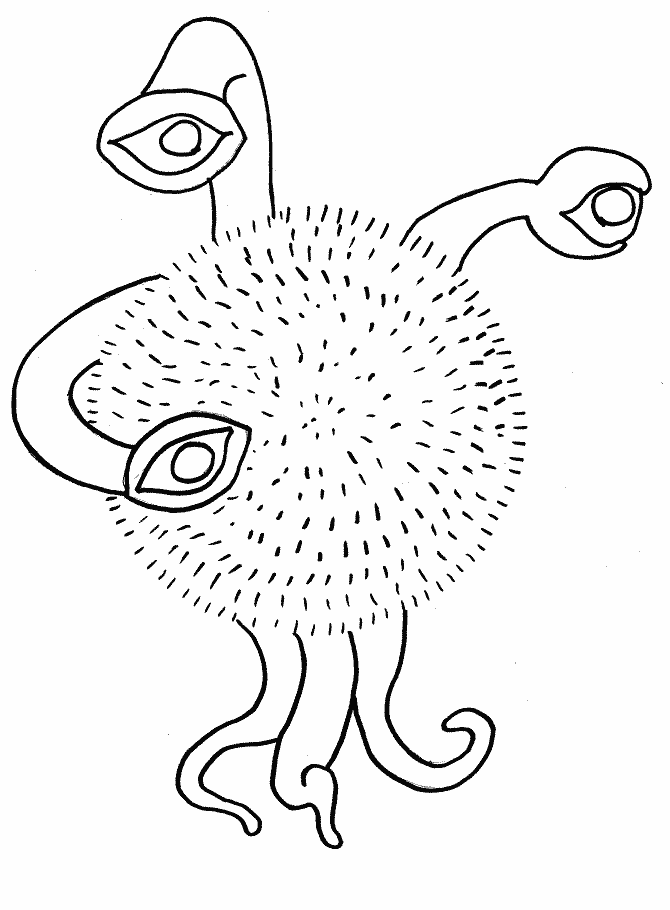 Alien coloring pages