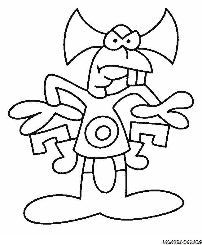 Alien coloring pages