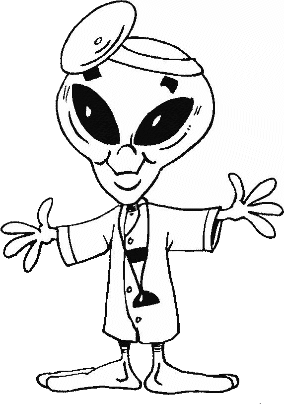 Alien coloring pages