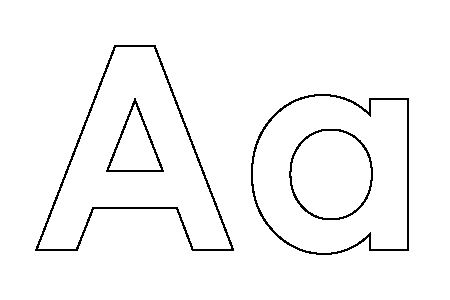 Alphabet coloring pages