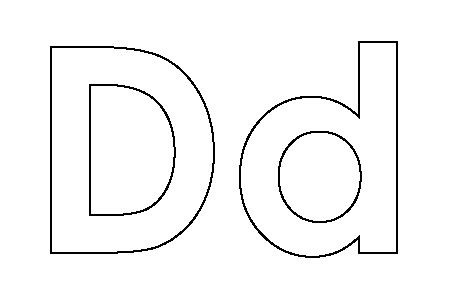 Alphabet coloring pages