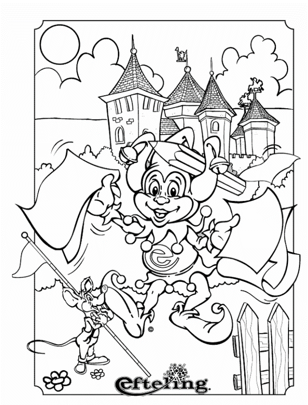 Amusement park coloring pages