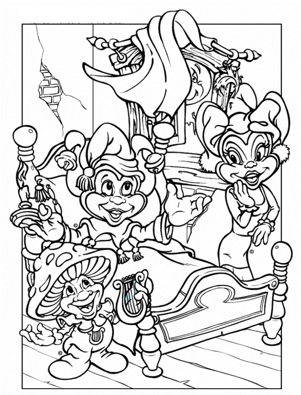 Amusement park coloring pages