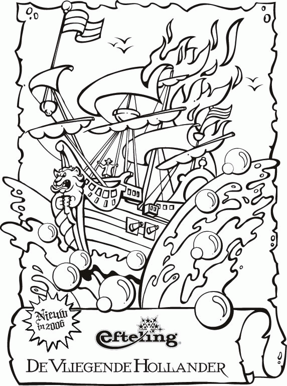 Amusement park coloring pages