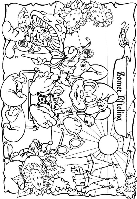 Amusement park coloring pages