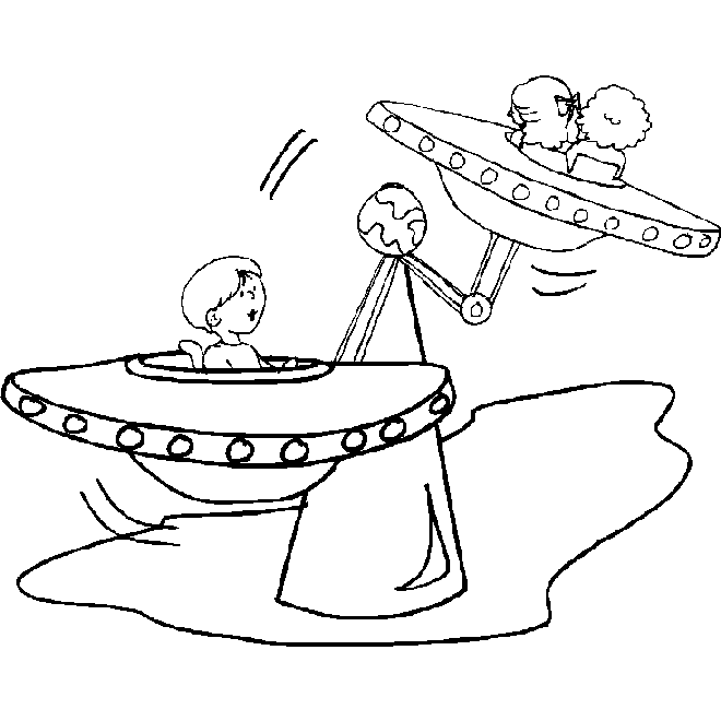 Amusement park coloring pages