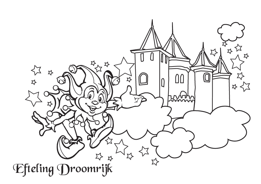 Amusement park coloring pages