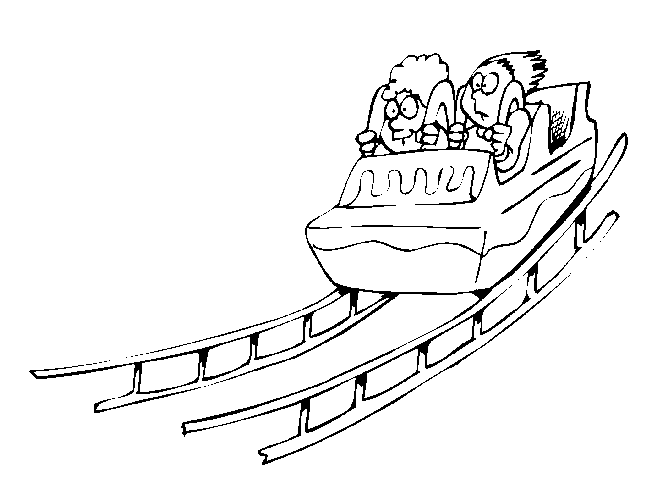 Amusement park coloring pages