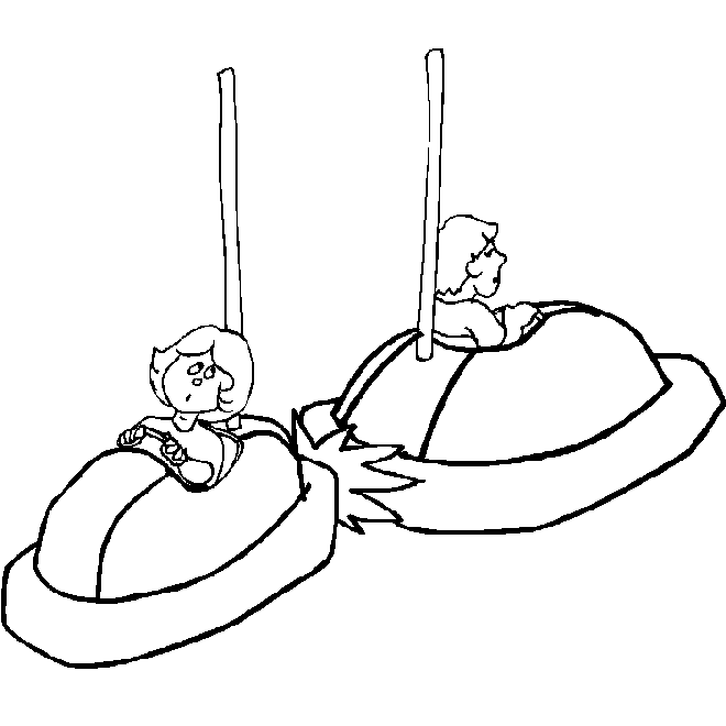 Amusement park coloring pages