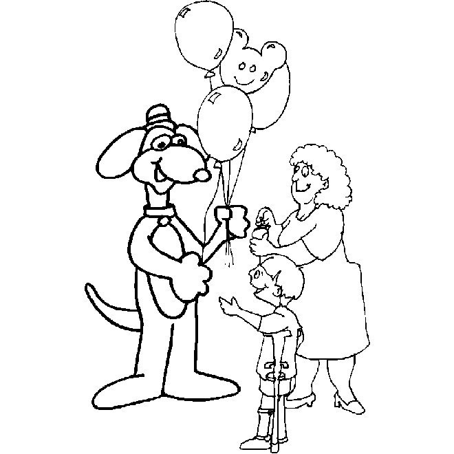 Amusement park coloring pages