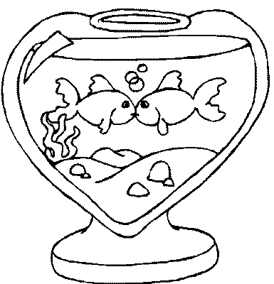 Aquarium coloring pages