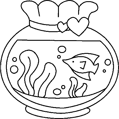 Aquarium coloring pages