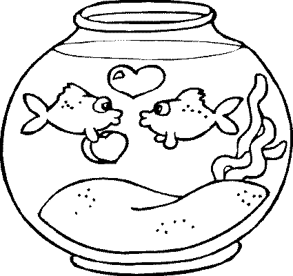 Aquarium coloring pages