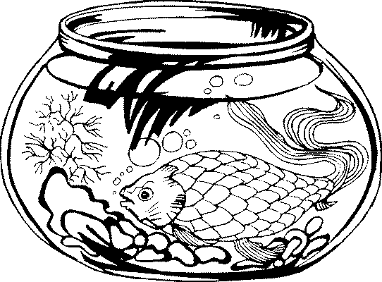 Aquarium coloring pages