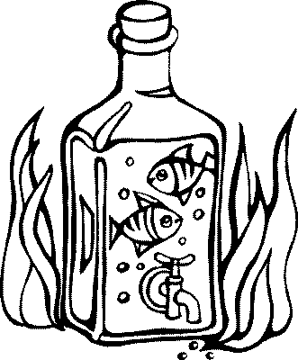 Aquarium coloring pages